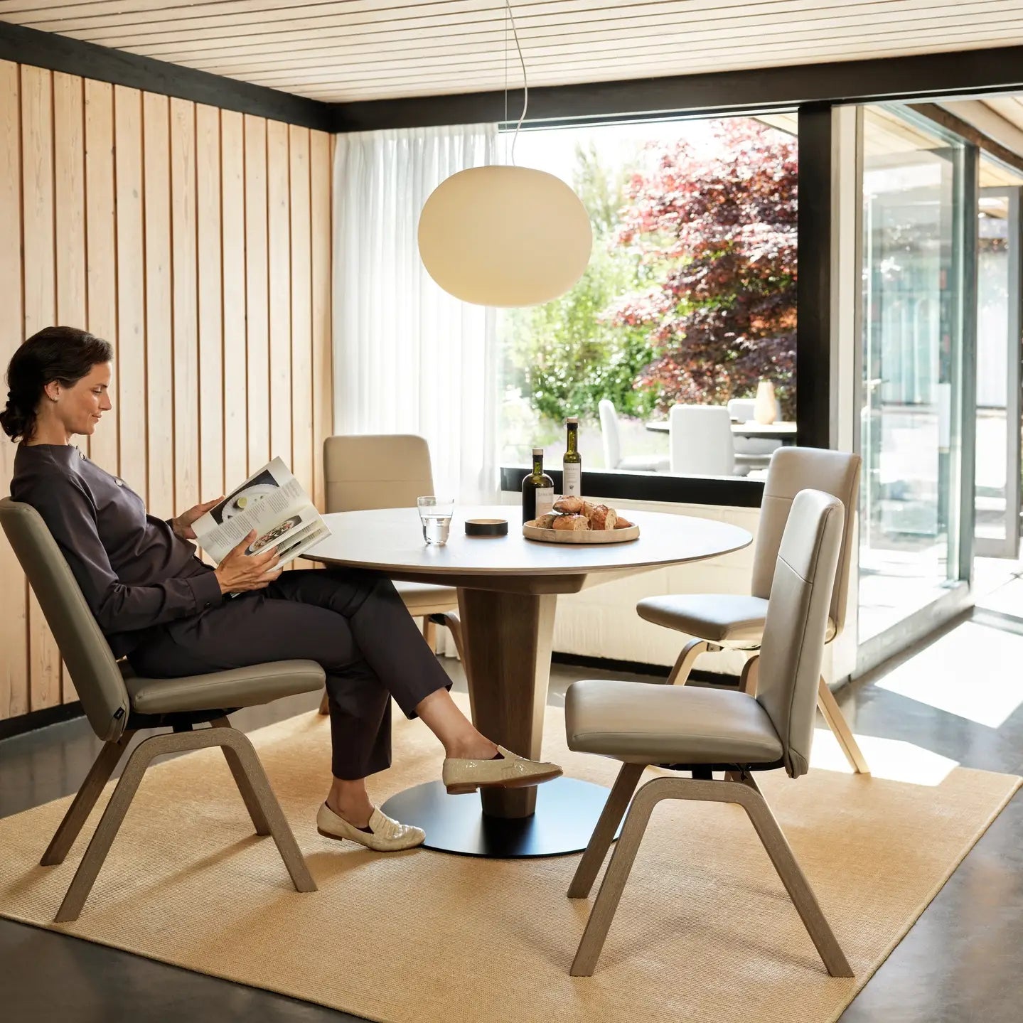 Stressless Bordeaux tafel - rond