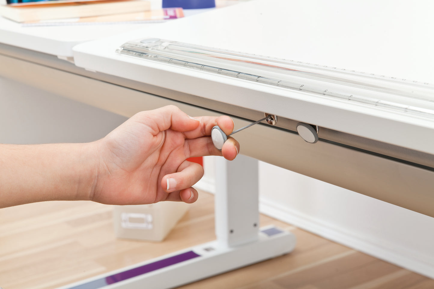 Ergonomisch aanpasbare opstelling van Moll kids