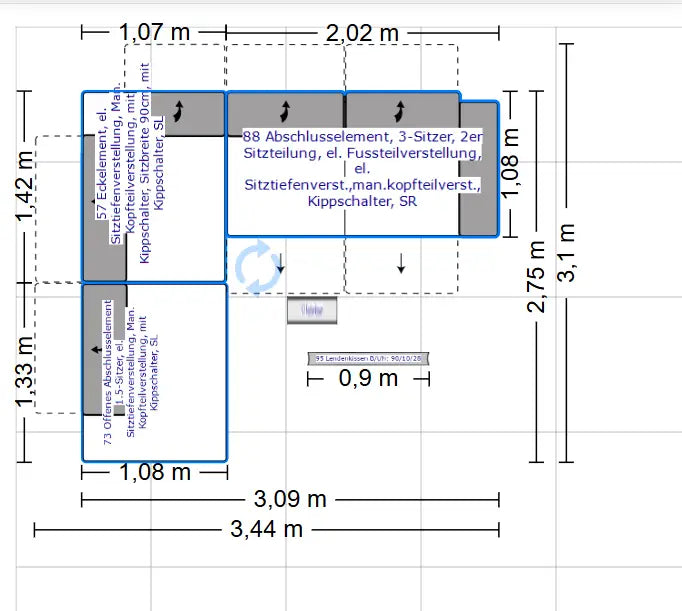 Ergonomisch salon Ermani