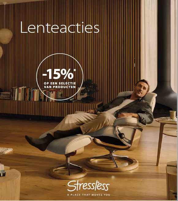Lenteactie Stressless (geldig tot 26/04/26)