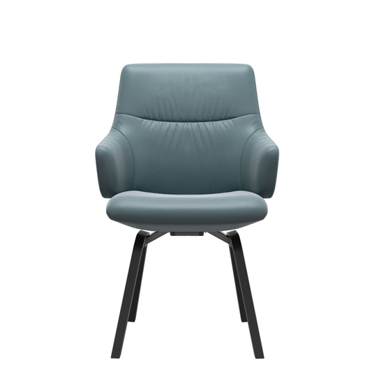 Stressless Mint eetkamerstoel met lage rug en armleuningen, D200-onderstel