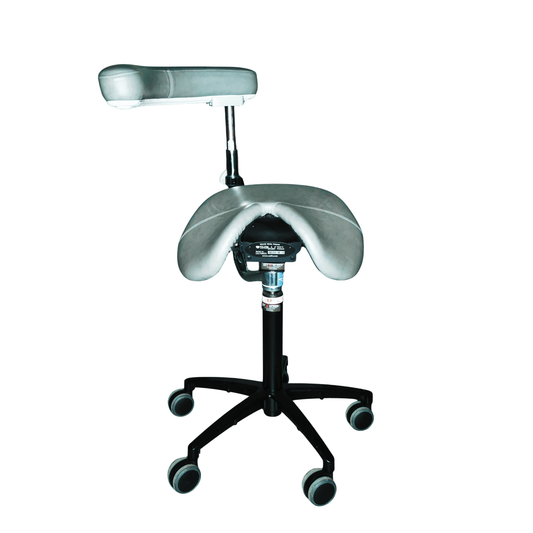 Saddle stool "Solo Tilt"