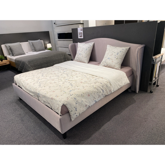Gestoffeerd bedkader Taupe